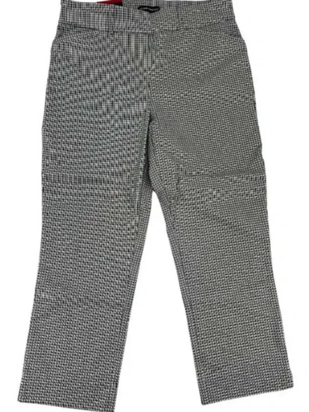 HILARY RADLEY Black and White Capri Pants